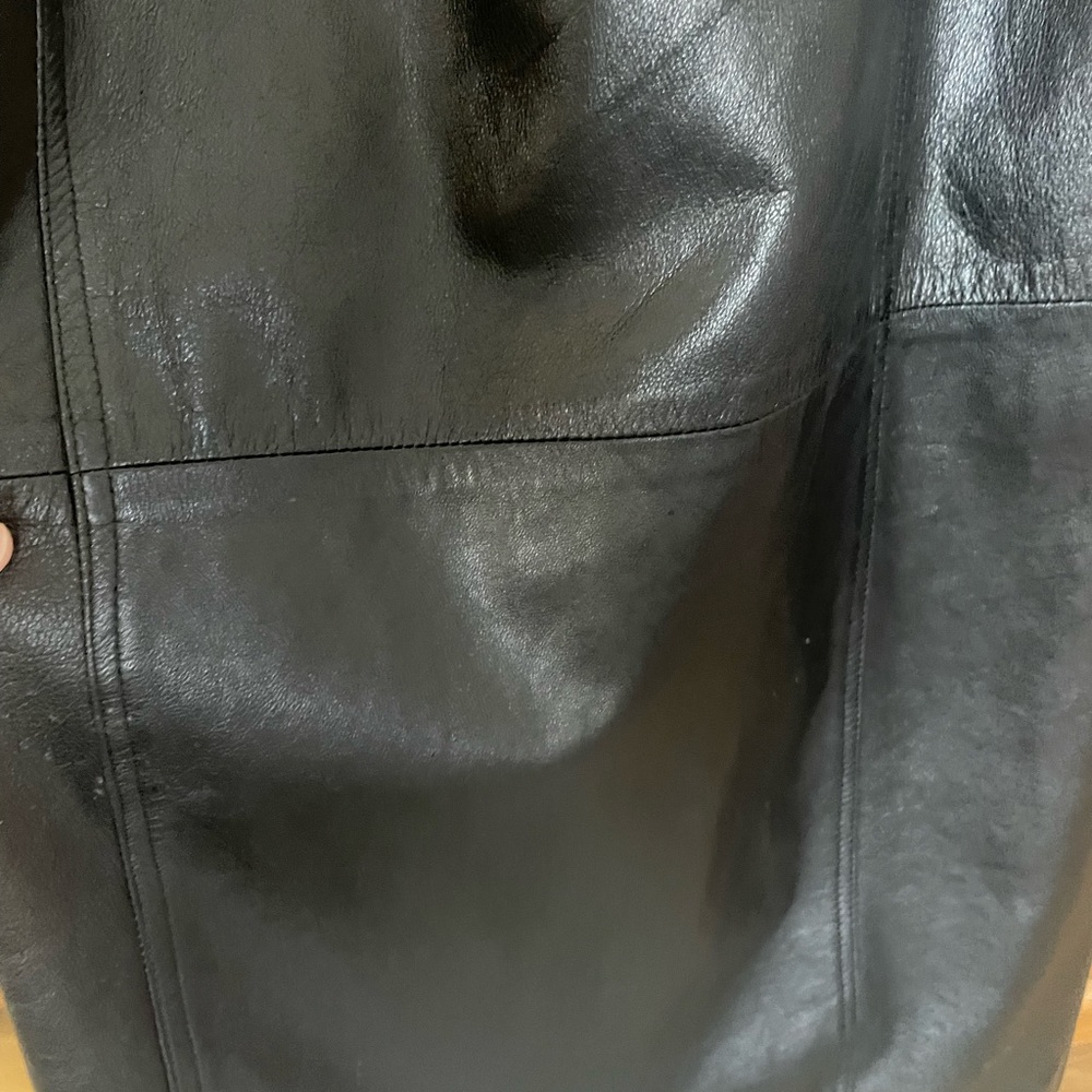 SALE📍📍📍Neto lambskin leather overcoat size small - Picture 6 of 7